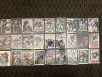 Los Angeles Raiders NFL Trading Cards Lot