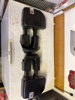 21-26 Ford F150 Tow Mirrors - Boosted Auto - Power adjust/Manual Fold, puddle lights and blindspot
