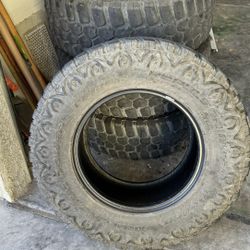 4 Used LT285/70R17 RBP Repulsor Tires