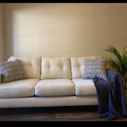 Off White Fabric Couch