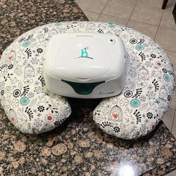 Wipe Warmer And Baby Feeding Pillow 