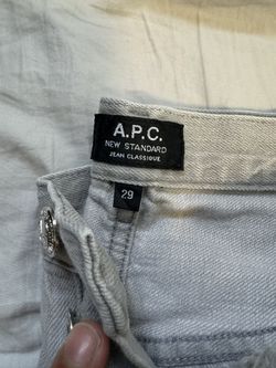Grey APC New Standard Jeans Size 29