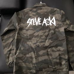 Steve Aoki Camouflage Jacket Independent Trading Brand Size Men Small 