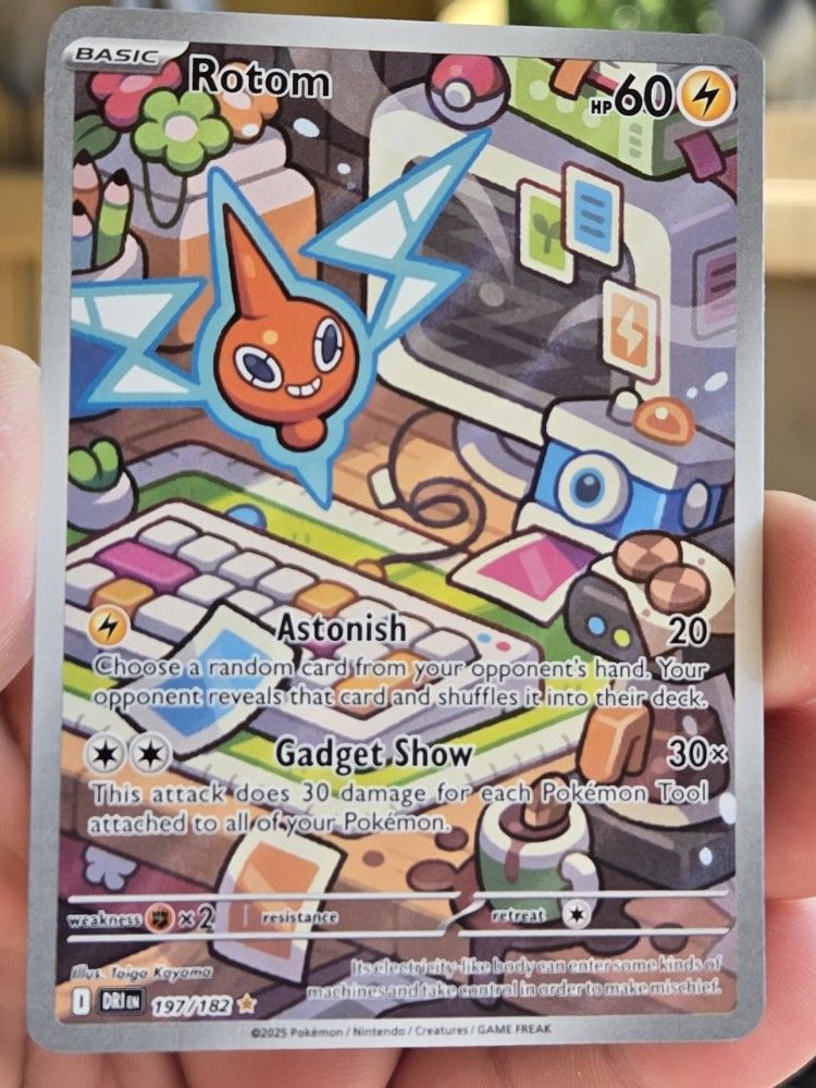 Rotom Pokémon Card 