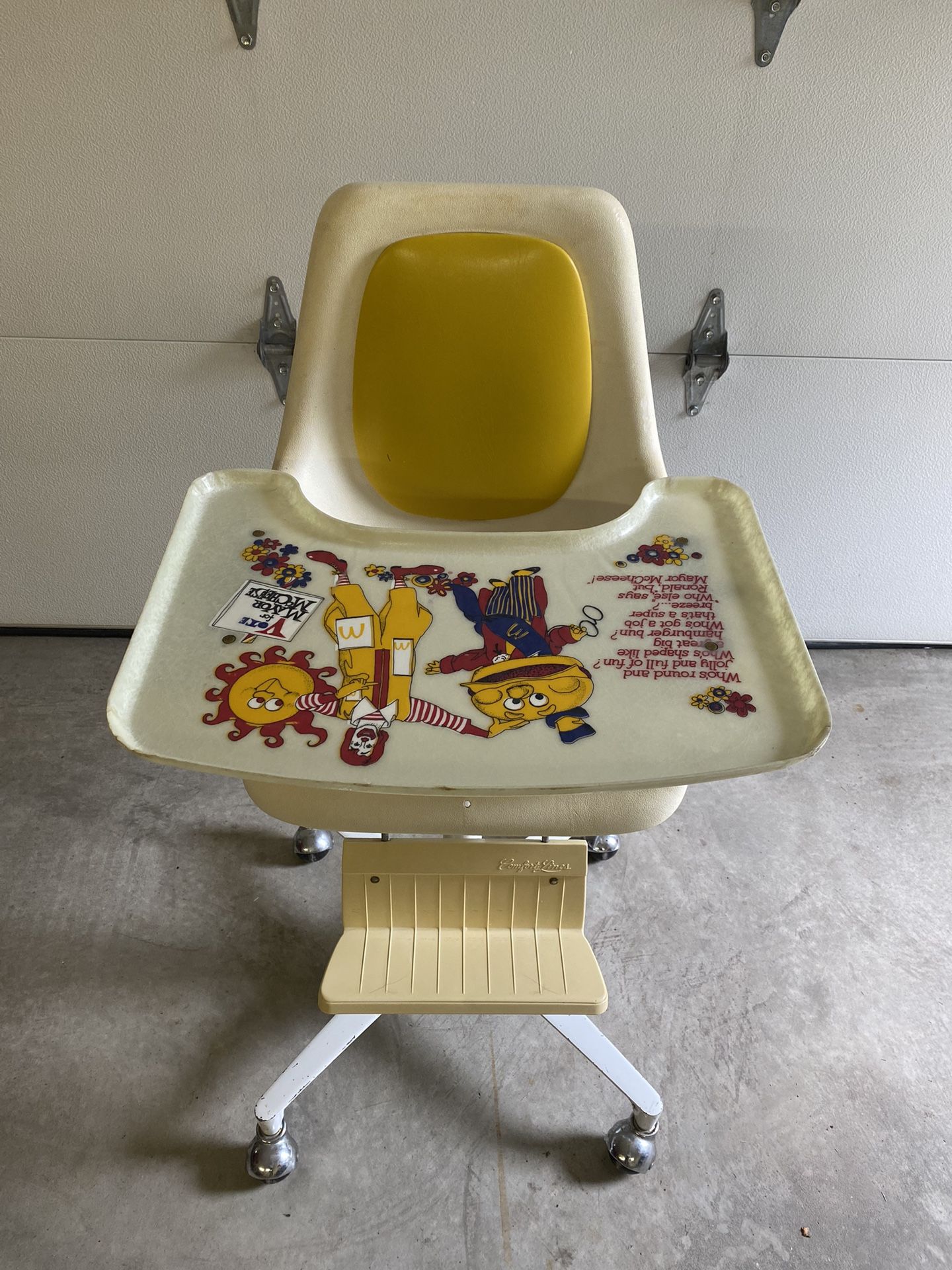Vintage McDonald’s High Chair