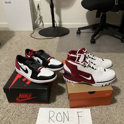 Jordan 1 Black Toe & Air Zoom Generation