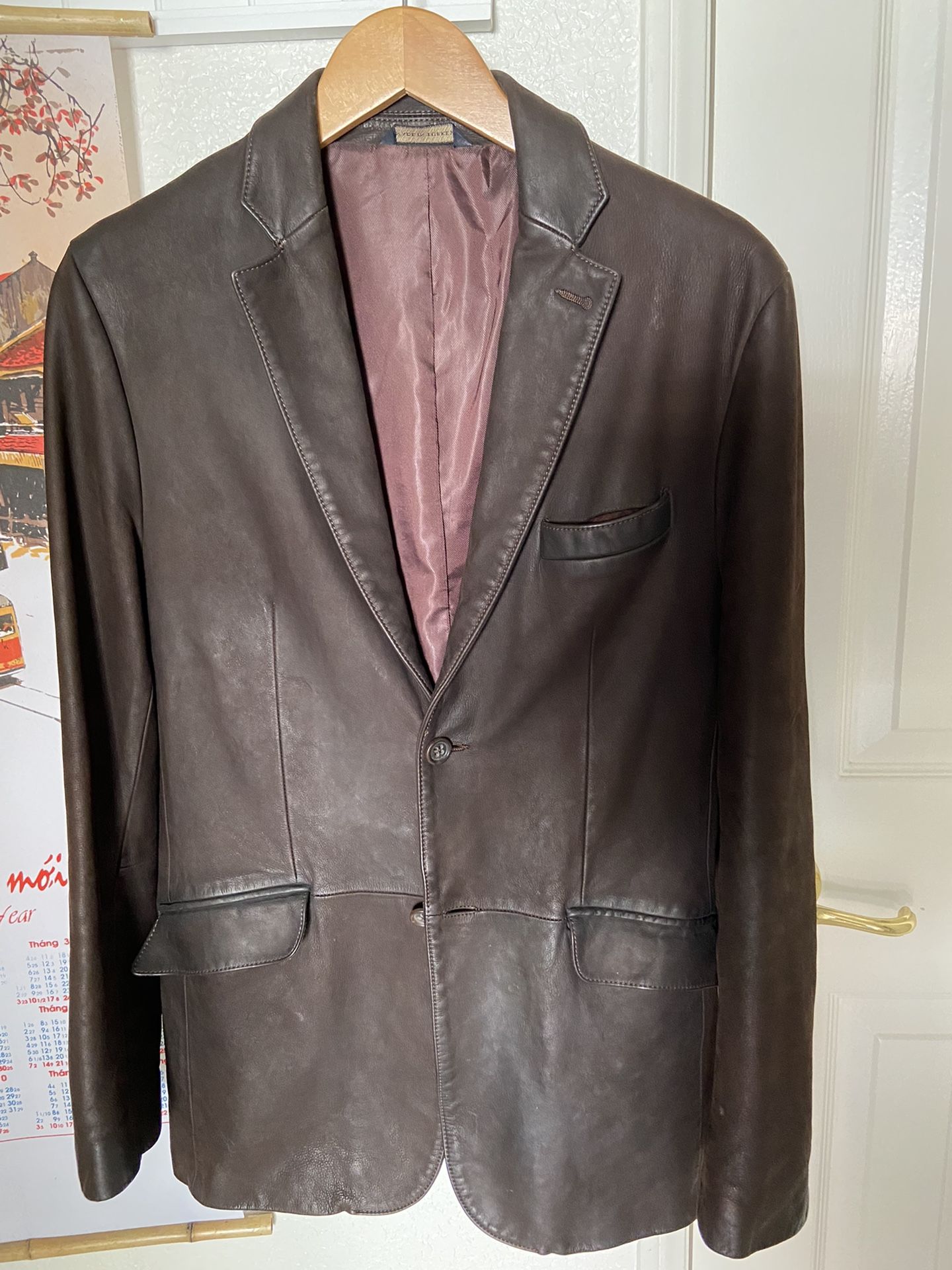 Banana Republic Men Leather Jacket