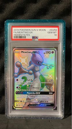 2019 Mewtwo GX PSA 10