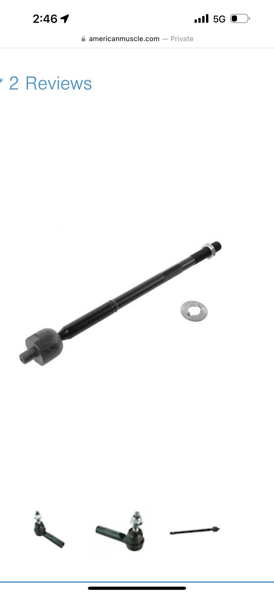 15-19 Dodge Challenger Hellcat Inner Tie Rods