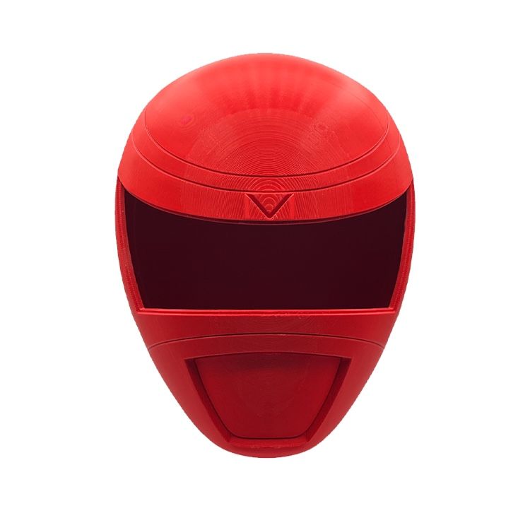 3D Print Power Rangers Red Ranger In Space Helmet Kit