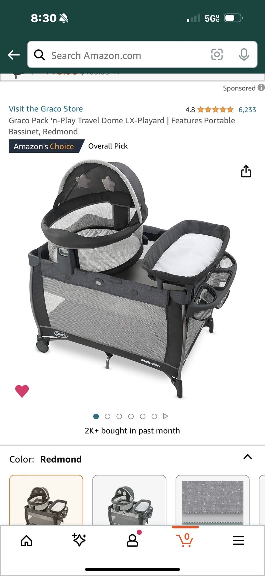 Graco Pack ‘nPlay Travel Dome LXPlayard Features Portable