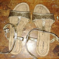 Women's Gold Cherokee Sandals