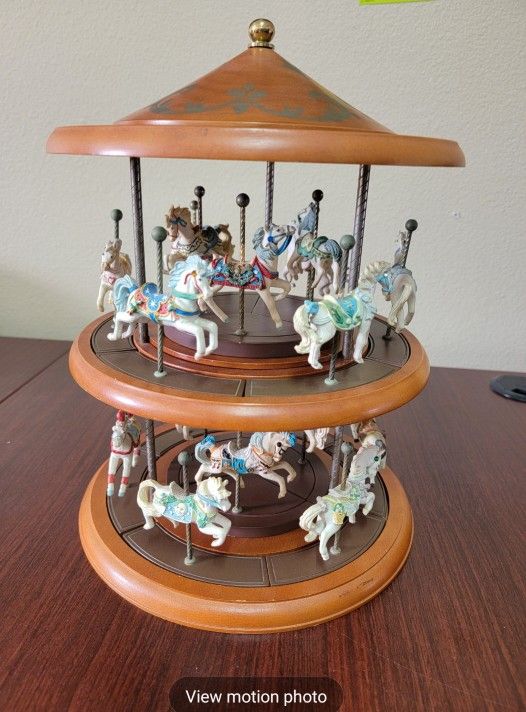 Princeton Gallery Vintage Year Of The Carousel 12 Birthstone Horses