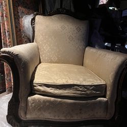 Vintage Upholstered Club Chair 