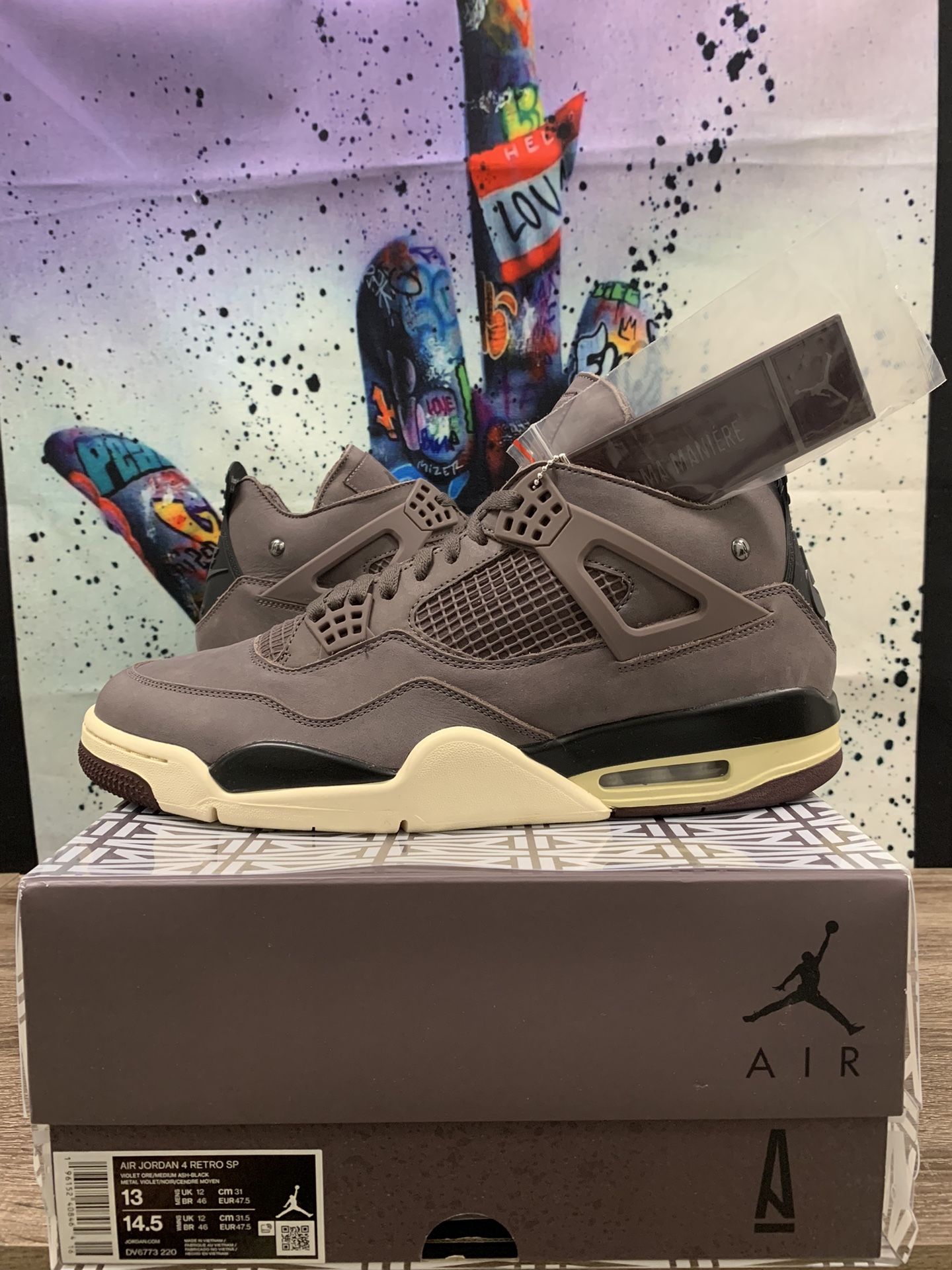 Jordan 4 A Ma Maniere Violet Ore