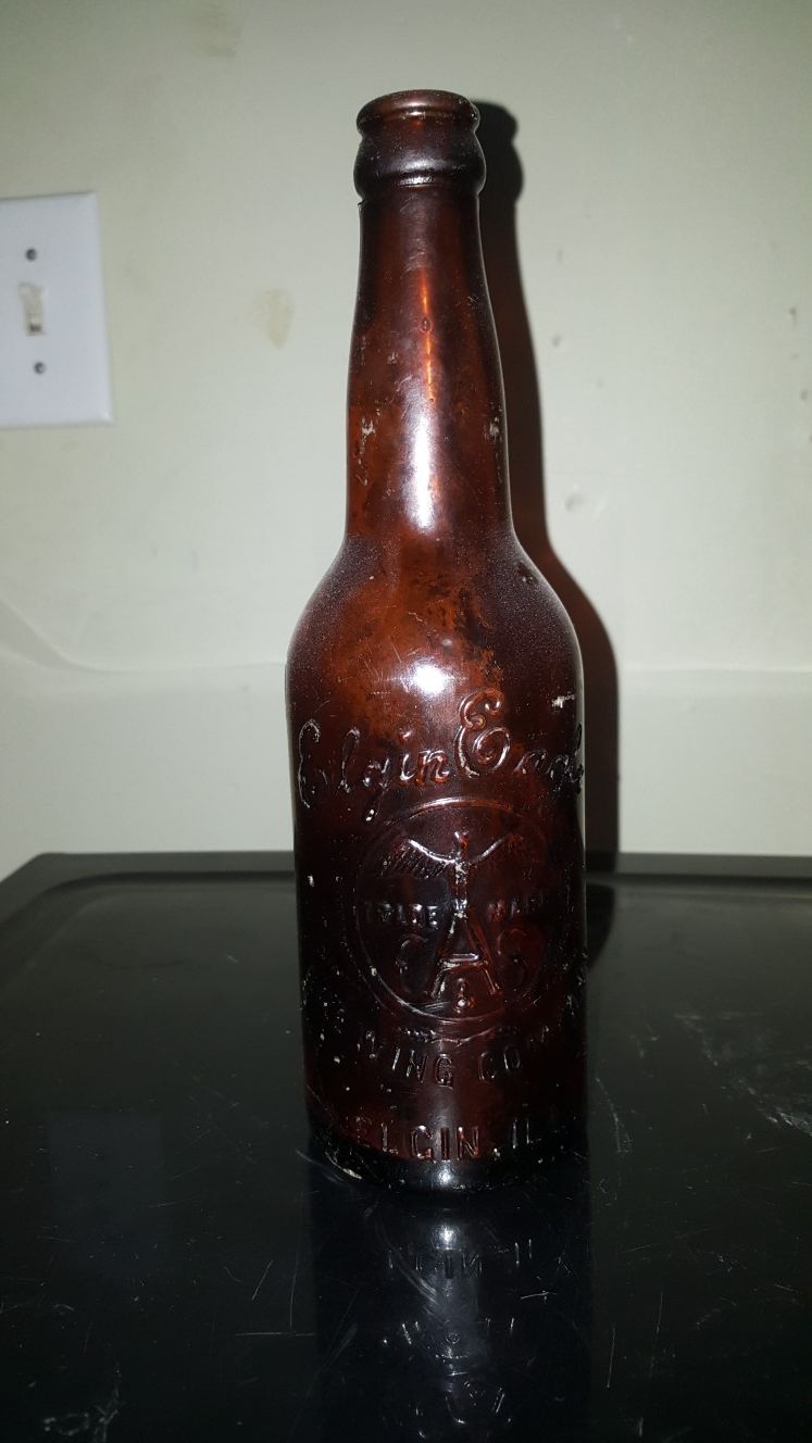 Elgin eagle bottle antique