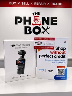 DJI Osmo Pocket 3 Creators Combo  available on payments option a without perfect credit