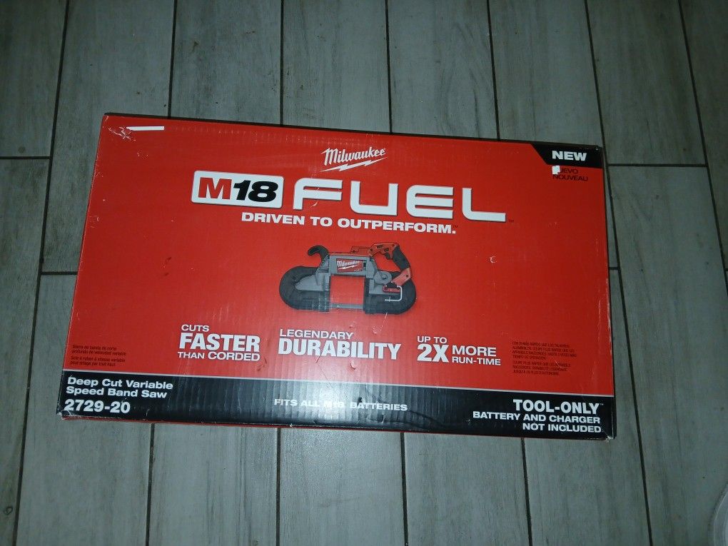 Milwaukee M18 Fuel Bandsaw Variables Speed