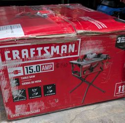 Craftsman 10in Table Saw