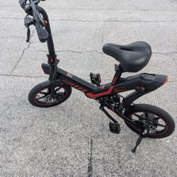 14'' Folding Electric Bike for Adults, Peak 500W Ebike for Teenagers, 20 MPH Ebike, Up to 50 Miles Foldable Electric Mini Bicycle with 374WH Battery