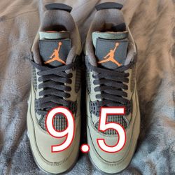 size 9.5 Undefeated x Air Jordan AJ 4 Nike deep Green Clemente IN hand retro OG SP