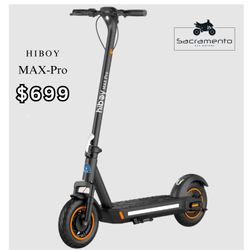 Brand New Electric Scooter For Sale In Sacramento! Long Range MAX Pro – 650W motor, 46-mile range, 11” tires – Only $699 at Sacramento ATV Motors!