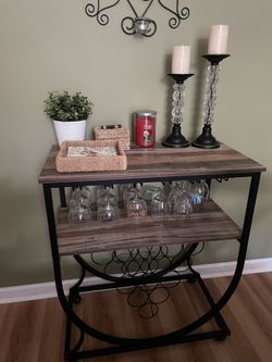 Rolling Wine/ Bar Rack
