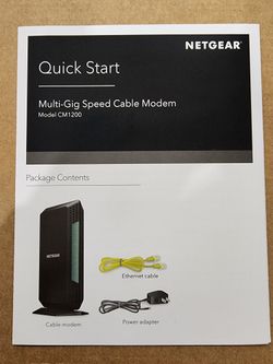 NETGEAR Ultra-High Speed Cable Modem (CM1200)