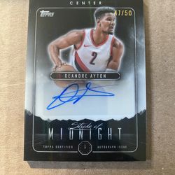 Deandre Ayton Stroke Of Midnight /50