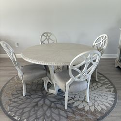 Dining Table Chairs& Credenza
