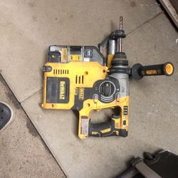 Dewalt 20 V Max XR Brushless Rotary Hammer Drill + Dust Vacumn