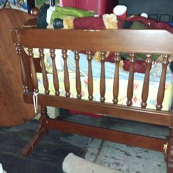 Vintage Rocking Crib