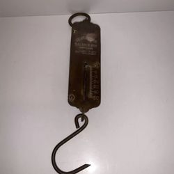 Chatillon's Balance #2 New York 50 lb. PATD 1(contact info removed) Hanging Scale ~ Working!