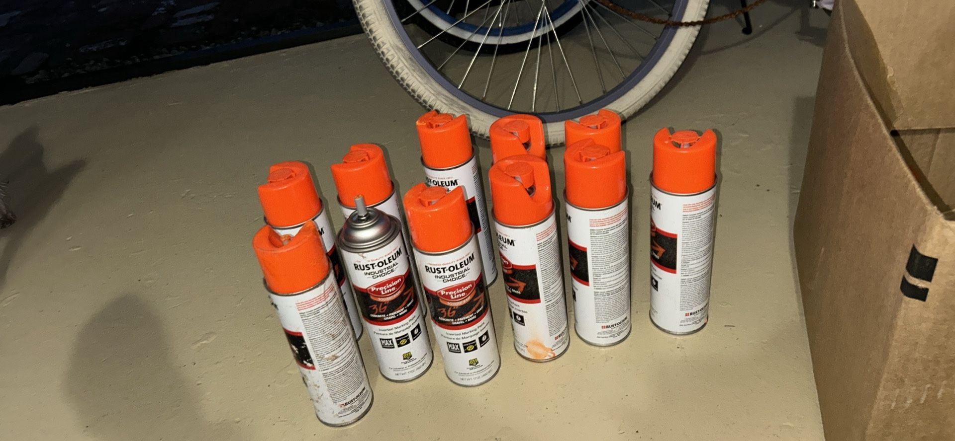 Rust Oleum Orange Spray
