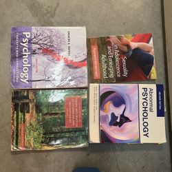 Psychology textbooks