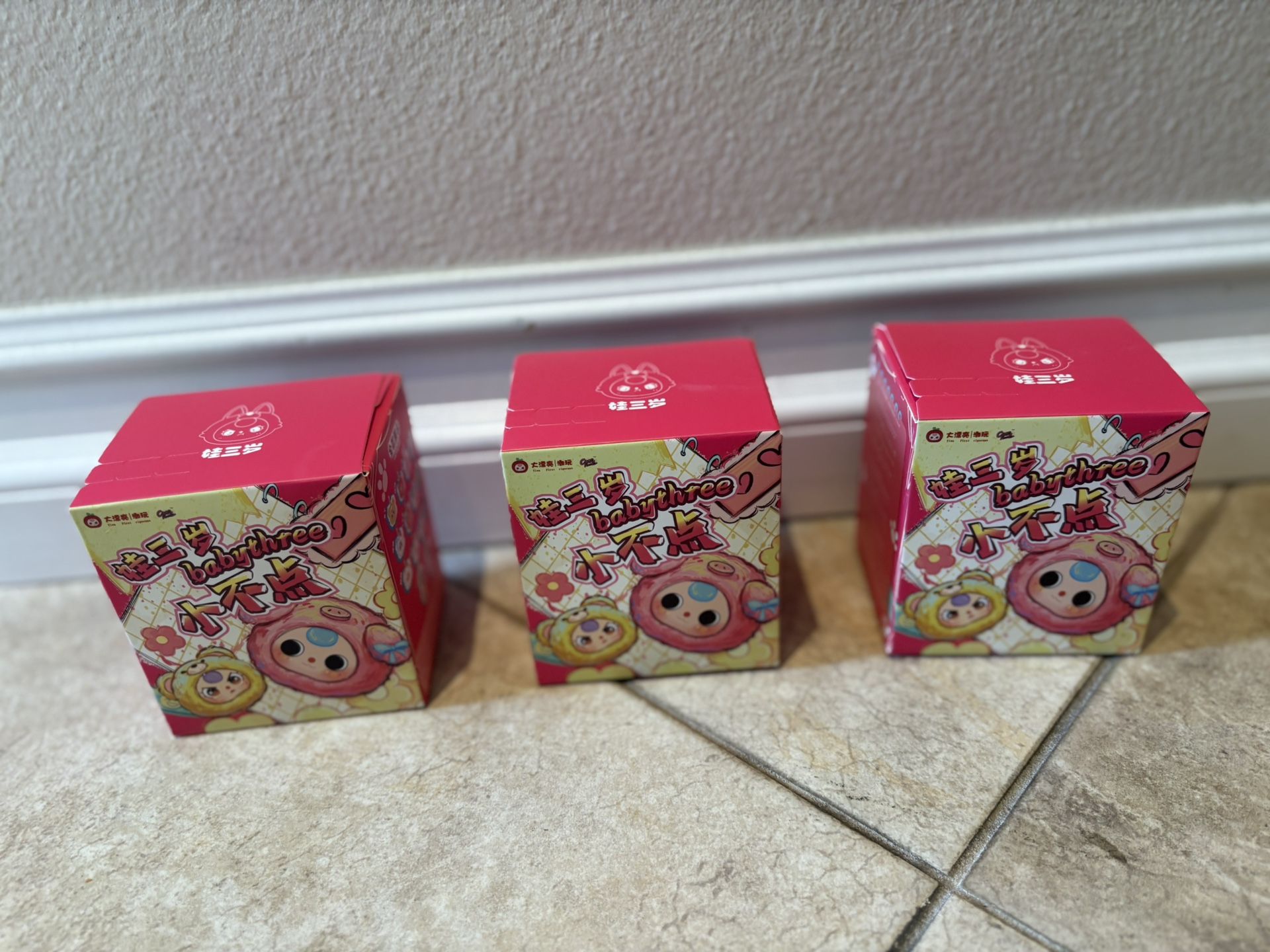 (3) Baby three tiny animal blindbox.