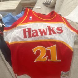 Dominique Wilkins 1(contact info removed) Mitchell & Ness Jersey 