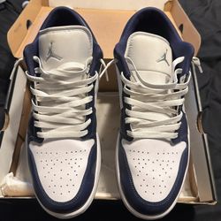 Air Jordan 1 Low Midnight Navy' Size 14