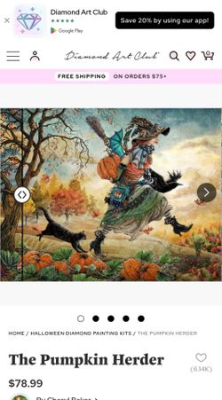 The Pumpkin Herder Diamond Art