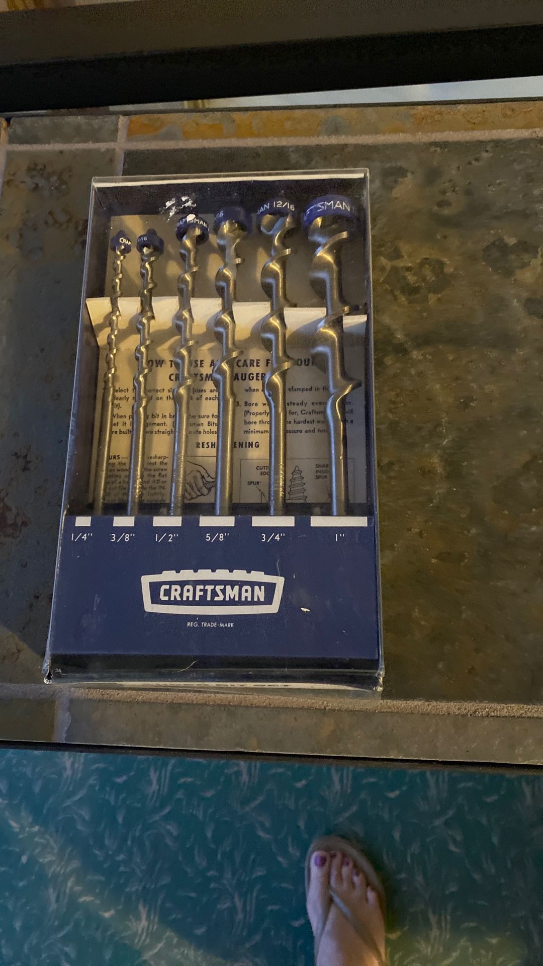 Brand New Craftsman Auger Bit Set