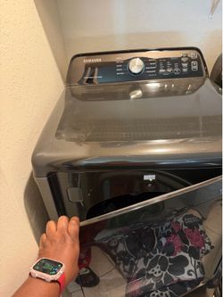 Samsung black washer and dryer