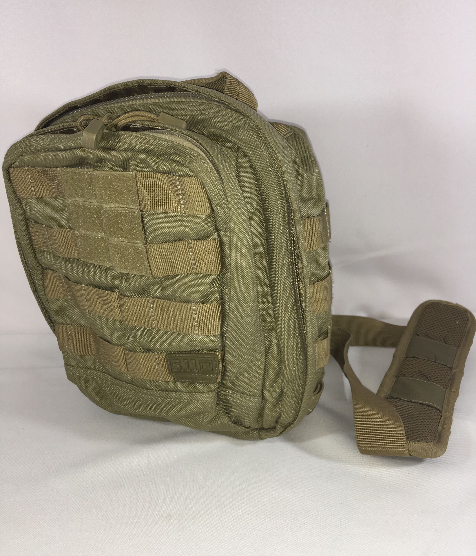 5.11 TACTICAL RUSH MOAB 6 BACKPACK SLING PACK DOUBLE TAP SANDSTONE 1 UNISEX SIZE ADULT