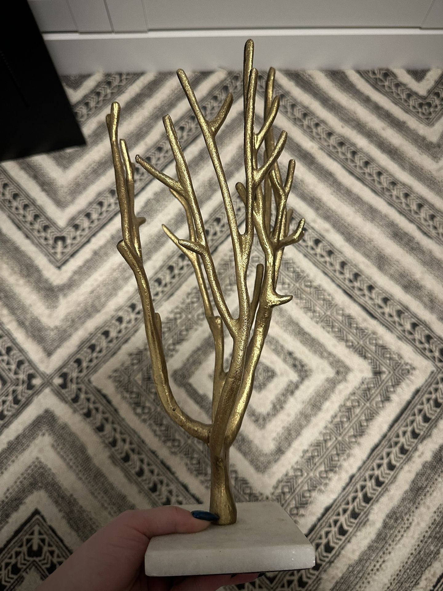 Gold Branch Jewelry Holder