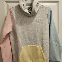 New Puma Youth Fleece Hoodie (Size Large - 14/16)