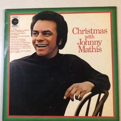 JOHNNY MATHIS Christmas With Johnny Mathis LP 1976 limited edition