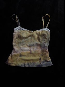 CORSET TOP CANVAS STYLE, Size S