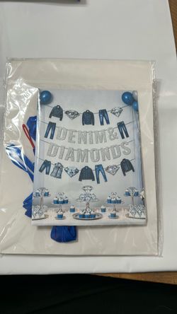 Denim & Diamonds Party Decoration Kit