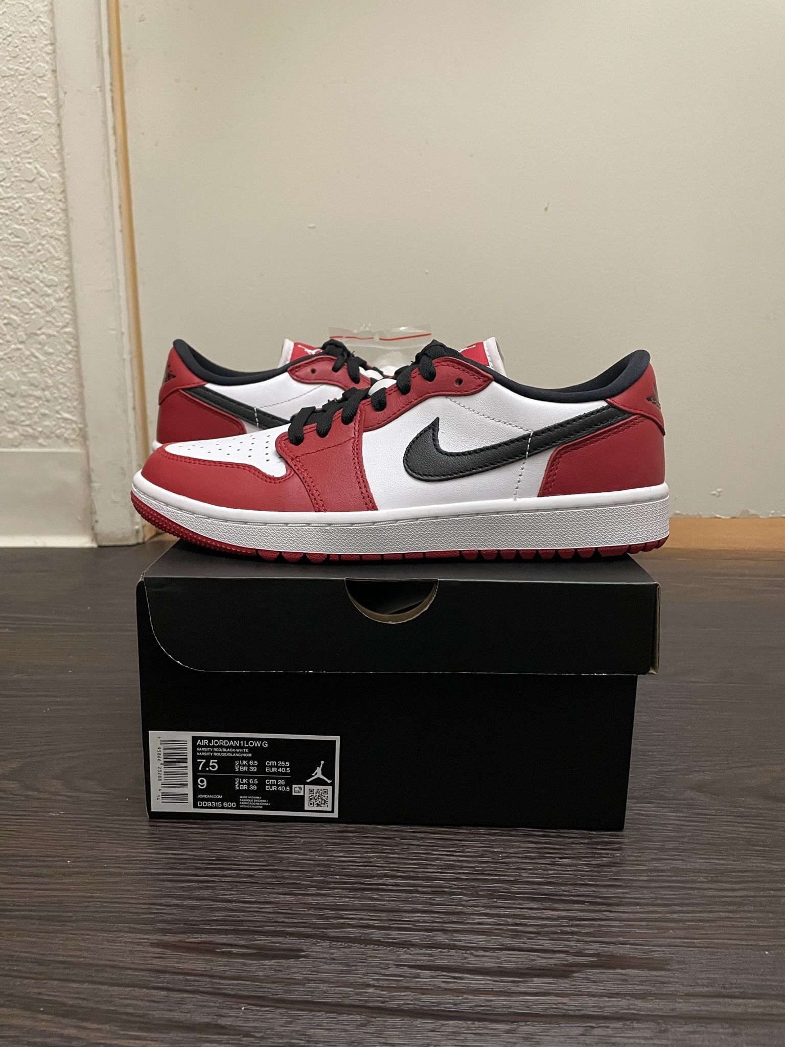 Nike Air Jordan Low Retro OG Golf Chicago Men's Size US