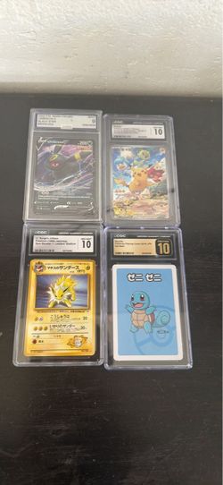 Lot of 4 Graded Pokémon Cards CGC/MNT