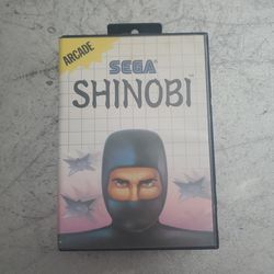 Shinobi (Sega Master, 1988) Video Game No Manual